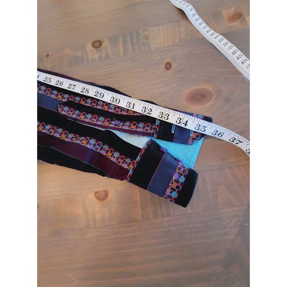 Luchiano Visconti Shirt Men's L Striped Long Sleeve Flip Cuff Multicolor Cotton - Picture 10 of 14